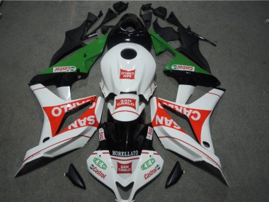 Affordable 2007-2008 White Red MORELLATO San Carlo Honda CBR600RR Bike Fairing Kit