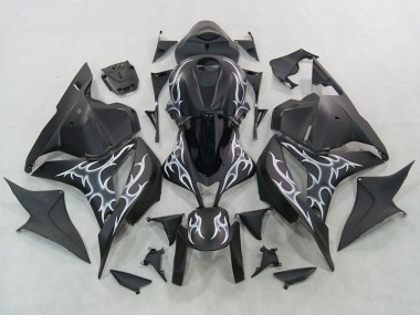 Affordable 2007-2008 Black Honda CBR600RR Motorbike Fairing Kits