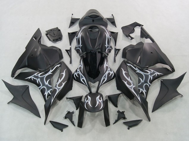 Affordable 2007-2008 Black Honda CBR600RR Motorbike Fairing Kits