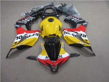 Affordable 2007-2008 Yellow Red Black Repsol Honda CBR600RR Moto Fairings