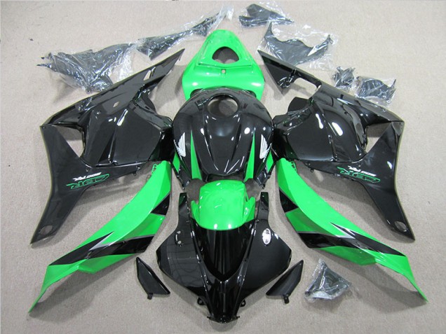 Affordable 2009-2012 Black Green Honda CBR600RR Moto Fairings
