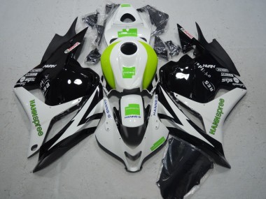 Affordable 2009-2012 Black White Green Hannspree Honda CBR600RR Moto Fairings