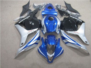 Affordable 2009-2012 Blue Silver Black Honda CBR600RR Motorbike Fairing