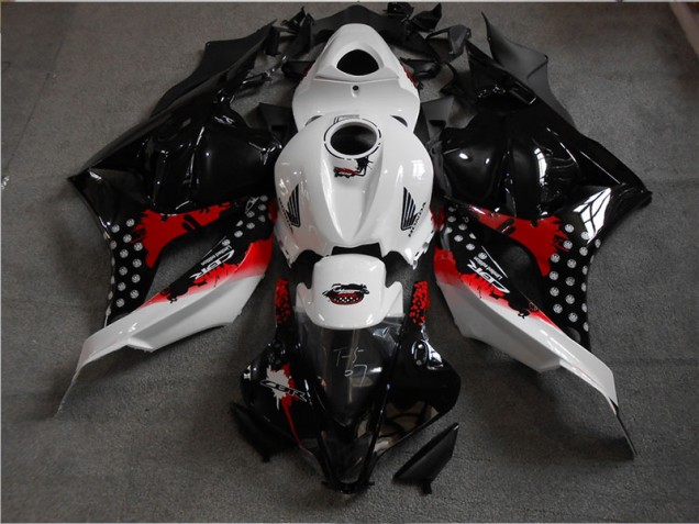 Affordable 2009-2012 Black White Red Honda CBR600RR Motorbike Fairing Kits Affordable 2009-2012 Black White Red Honda CBR600RR Motorbike Fairing Kits