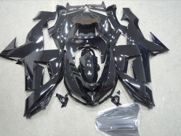 Affordable 2006-2007 Black Kawasaki ZX10R Replacement Motorcycle Fairings Affordable 2006-2007 Black Kawasaki ZX10R Replacement Motorcycle Fairings