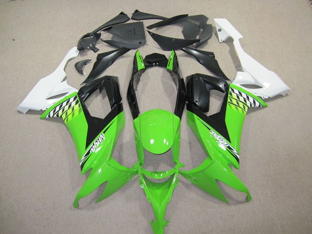 Affordable 2008-2010 Black Green Ninja Kawasaki ZX10R Bike Fairings Affordable 2008-2010 Black Green Ninja Kawasaki ZX10R Bike Fairings