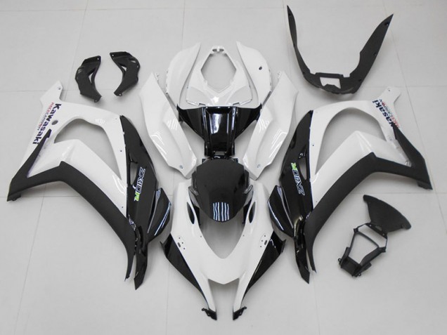 Affordable 2016-2019 White Black Kawasaki ZX10R Motorcycle Fairing Affordable 2016-2019 White Black Kawasaki ZX10R Motorcycle Fairing