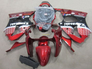 Affordable 2000-2002 Red Kawasaki ZX6R Bike Fairing