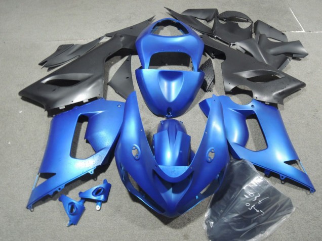 Affordable 2005-2006 Blue Kawasaki ZX6R Motorbike Fairing Kits Affordable 2005-2006 Blue Kawasaki ZX6R Motorbike Fairing Kits
