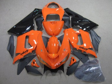 Affordable 2005-2006 Orange Black Ninja Kawasaki ZX6R Bike Fairing