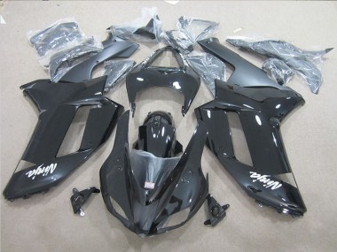Affordable 2007-2008 Black Ninja Kawasaki ZX6R Motor Bike Fairings