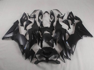 Affordable 2019-2023 Black Kawasaki ZX6R Replacement Fairings