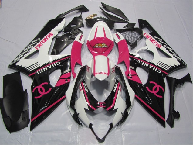 Affordable 2005-2006 Pink Chanel Suzuki GSXR1000 Motorbike Fairing Affordable 2005-2006 Pink Chanel Suzuki GSXR1000 Motorbike Fairing