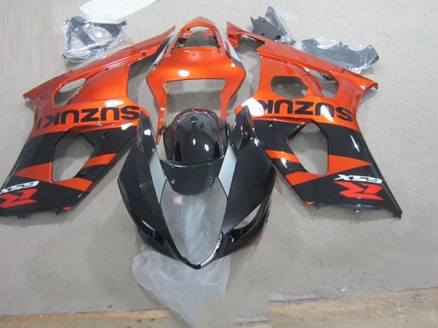 Affordable 2003-2004 Black Orange Suzuki GSXR1000 Motorbike Fairing Affordable 2003-2004 Black Orange Suzuki GSXR1000 Motorbike Fairing