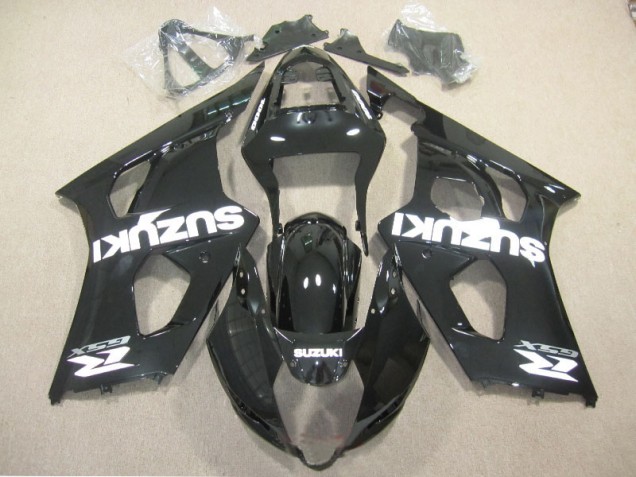 Affordable 2003-2004 Black White Decal Suzuki GSXR1000 Motor Bike Fairings Affordable 2003-2004 Black White Decal Suzuki GSXR1000 Motor Bike Fairings