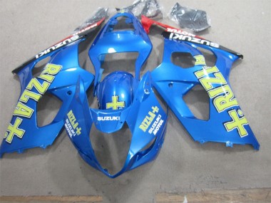 Affordable 2003-2004 Blue Rizla Suzuki GSXR1000 Motorcycle Replacement Fairings