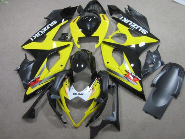 Affordable 2005-2006 Black Yellow Suzuki GSXR1000 Motor Bike Fairings Affordable 2005-2006 Black Yellow Suzuki GSXR1000 Motor Bike Fairings