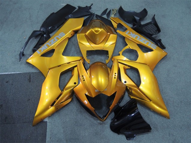 Affordable 2005-2006 Gold Suzuki GSXR1000 Motorcycle Fairings Kit Affordable 2005-2006 Gold Suzuki GSXR1000 Motorcycle Fairings Kit