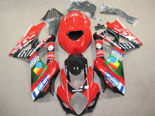 Affordable 2007-2008 Red Black Suzuki GSXR1000 Motor Fairings Affordable 2007-2008 Red Black Suzuki GSXR1000 Motor Fairings