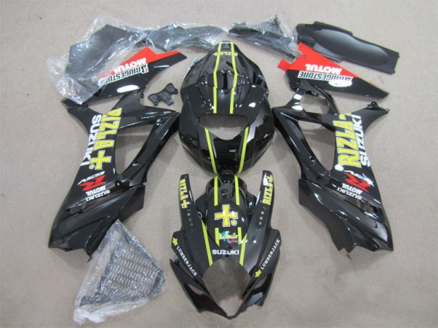 Affordable 2007-2008 Black Yellow Rizla Suzuki GSXR1000 Bike Fairings Affordable 2007-2008 Black Yellow Rizla Suzuki GSXR1000 Bike Fairings