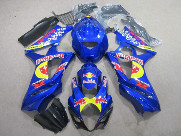 Affordable 2007-2008 Blue Red Bull Suzuki GSXR1000 Motorbike Fairing Kits Affordable 2007-2008 Blue Red Bull Suzuki GSXR1000 Motorbike Fairing Kits