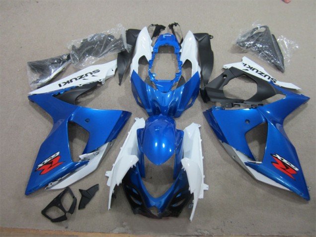 Affordable 2009-2016 Blue White Suzuki GSXR1000 Motorcycle Fairings Affordable 2009-2016 Blue White Suzuki GSXR1000 Motorcycle Fairings