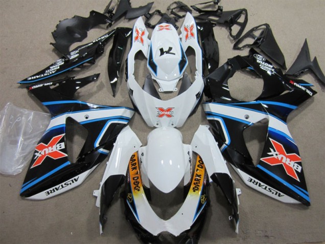 Affordable 2009-2016 White Blue Brux Dark Dog Suzuki GSXR1000 Motorbike Fairing Kits Affordable 2009-2016 White Blue Brux Dark Dog Suzuki GSXR1000 Motorbike Fairing Kits