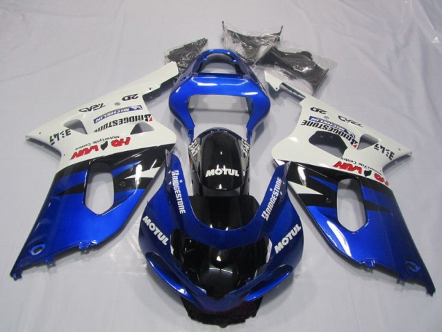 Affordable 2001-2003 Blue White Motul Suzuki GSXR600 Motorcyle Fairings Affordable 2001-2003 Blue White Motul Suzuki GSXR600 Motorcyle Fairings