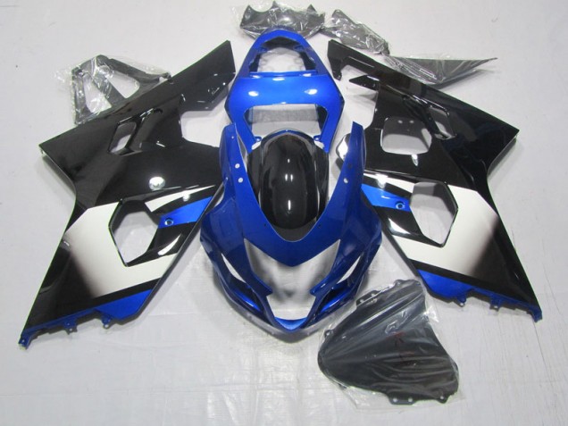 Affordable 2004-2005 Black Blue Suzuki GSXR600 Motorcylce Fairings Affordable 2004-2005 Black Blue Suzuki GSXR600 Motorcylce Fairings