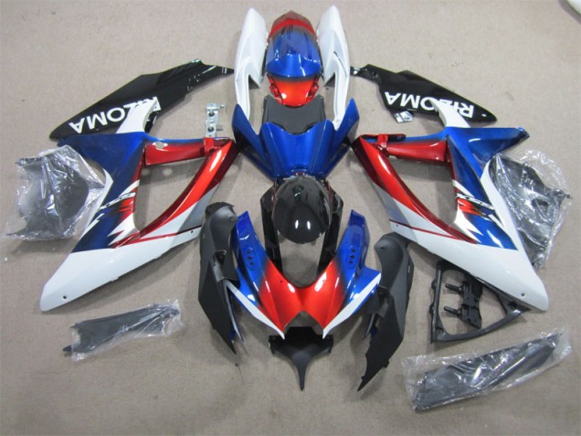 Affordable 2008-2010 Blue Red White Suzuki GSXR600 Motorcycle Fairing Affordable 2008-2010 Blue Red White Suzuki GSXR600 Motorcycle Fairing