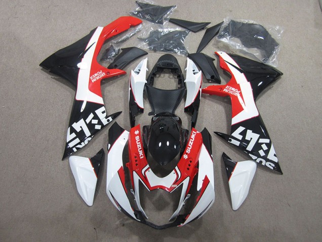 Affordable 2011-2021 Black Red White Suzuki GSXR600 Motorcyle Fairings Affordable 2011-2021 Black Red White Suzuki GSXR600 Motorcyle Fairings