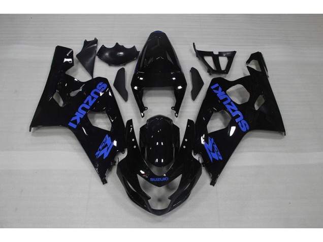 Affordable 2004-2005 Black Blue Decal Suzuki GSXR750 Motorcycle Fairing Kits Affordable 2004-2005 Black Blue Decal Suzuki GSXR750 Motorcycle Fairing Kits