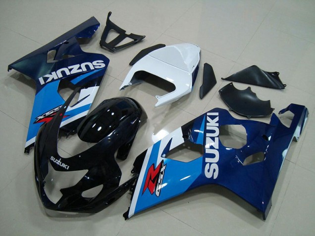Affordable 2004-2005 Blue White Suzuki GSXR750 Motorbike Fairing Affordable 2004-2005 Blue White Suzuki GSXR750 Motorbike Fairing