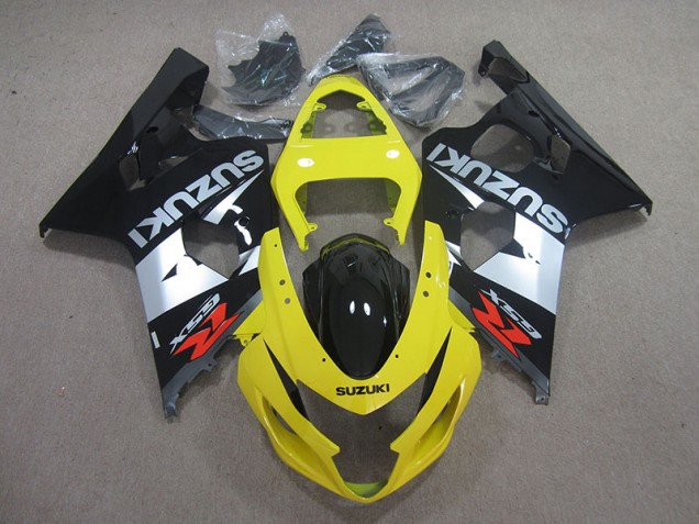 Affordable 2004-2005 Yelow Black Silver Suzuki GSXR750 Motorcycle Replacement Fairings Affordable 2004-2005 Yelow Black Silver Suzuki GSXR750 Motorcycle Replacement Fairings