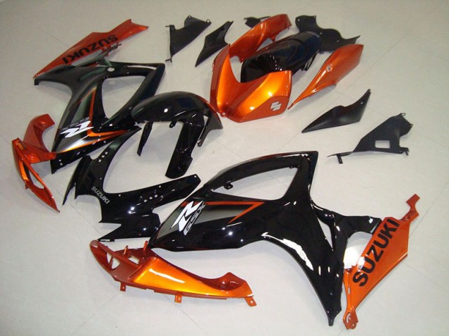 Affordable 2006-2007 Black Orange Suzuki GSXR750 Motorbike Fairing Affordable 2006-2007 Black Orange Suzuki GSXR750 Motorbike Fairing