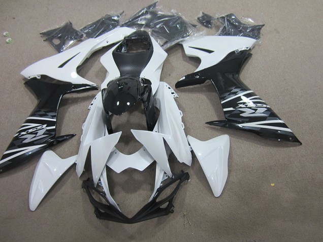 Affordable 2011-2021 White Black Suzuki GSXR750 Motorcycle Fairing Kit Affordable 2011-2021 White Black Suzuki GSXR750 Motorcycle Fairing Kit