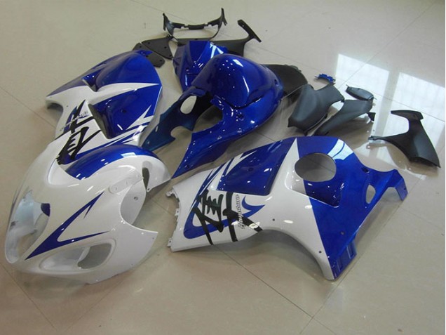 Affordable 1996-2007 Blue White Suzuki GSXR1300 Hayabusa Moto Fairings Affordable 1996-2007 Blue White Suzuki GSXR1300 Hayabusa Moto Fairings