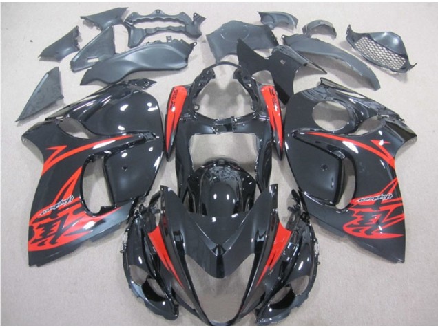 Affordable 2008-2019 Black Red Suzuki GSXR1300 Hayabusa Motorcycle Bodywork Affordable 2008-2019 Black Red Suzuki GSXR1300 Hayabusa Motorcycle Bodywork