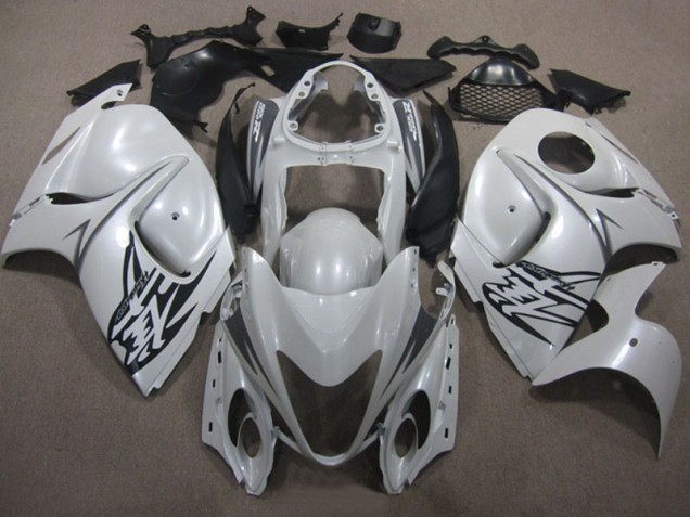 Affordable 2008-2019 White Black Suzuki GSXR1300 Hayabusa Motorcycle Replacement Fairings Affordable 2008-2019 White Black Suzuki GSXR1300 Hayabusa Motorcycle Replacement Fairings