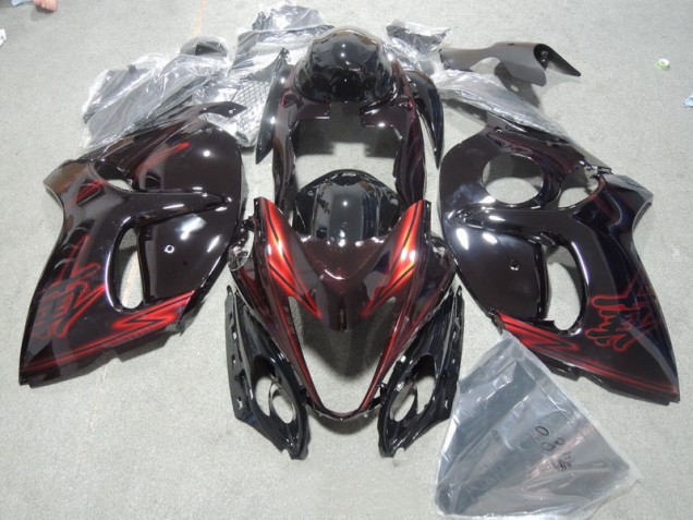 Affordable 2008-2019 Black Red Suzuki GSXR1300 Hayabusa Motor Fairings Affordable 2008-2019 Black Red Suzuki GSXR1300 Hayabusa Motor Fairings