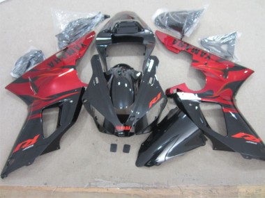 Affordable 2000-2001 Black Red Yamaha YZF R1 Motor Fairings