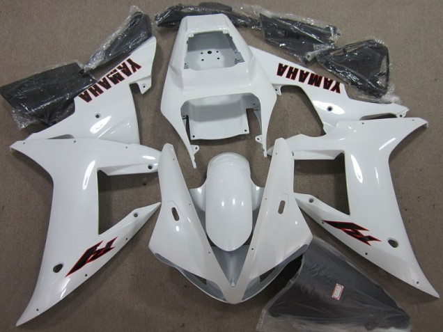 Affordable 2002-2003 White Black Yamaha YZF R1 Motorcycle Fairing Kit Affordable 2002-2003 White Black Yamaha YZF R1 Motorcycle Fairing Kit