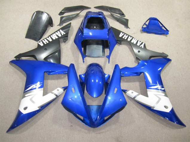 Affordable 2002-2003 Blue White Yamaha YZF R1 Bike Fairing Kit Affordable 2002-2003 Blue White Yamaha YZF R1 Bike Fairing Kit