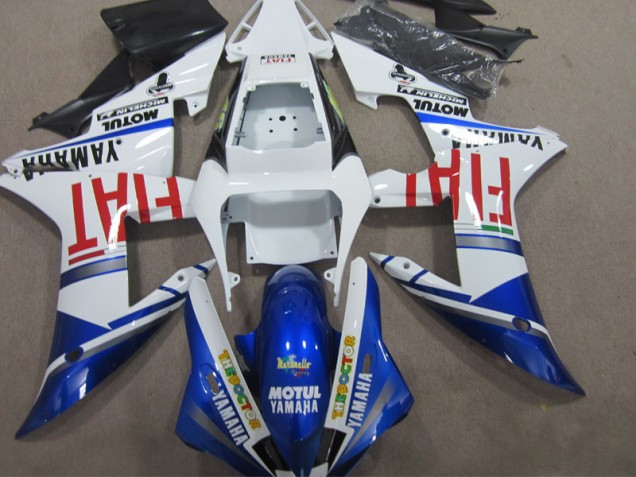 Affordable 2002-2003 Blue White Motul Fiat Yamaha YZF R1 Motorcycle Bodywork Affordable 2002-2003 Blue White Motul Fiat Yamaha YZF R1 Motorcycle Bodywork