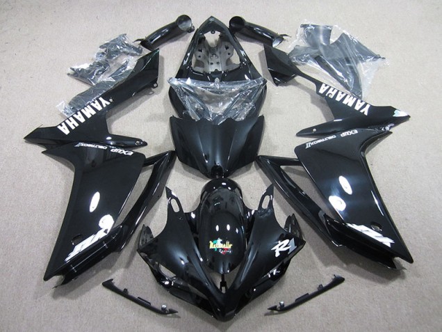 Affordable 2007-2008 Black White Decal Yamaha YZF R1 Motorcycle Fairing Kits Affordable 2007-2008 Black White Decal Yamaha YZF R1 Motorcycle Fairing Kits