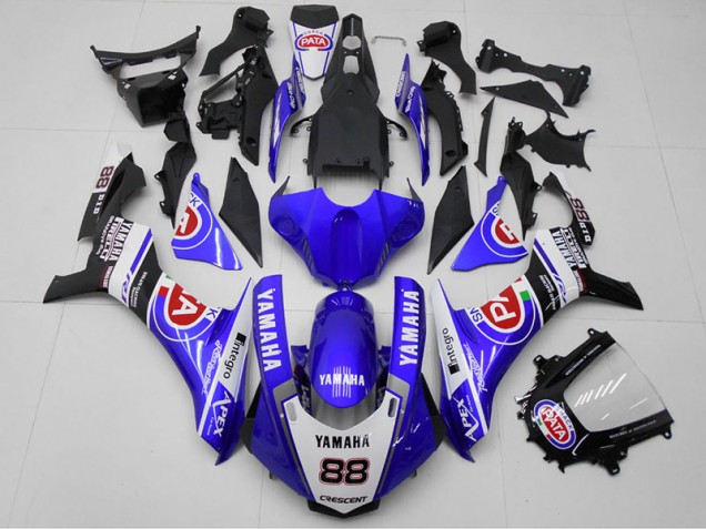 Affordable 2015-2019 Blue PATA 88 Yamaha YZF R1 Bike Fairing Kit Affordable 2015-2019 Blue PATA 88 Yamaha YZF R1 Bike Fairing Kit