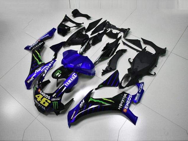 Affordable 2015-2019 Blue Blue White ENEOS 46 Monster Yamaha YZF R1 Motorcycle Fairing Affordable 2015-2019 Blue Blue White ENEOS 46 Monster Yamaha YZF R1 Motorcycle Fairing