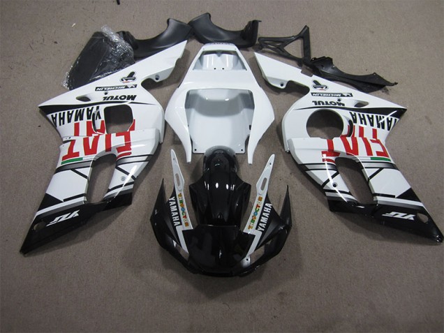 Affordable 1998-2002 White Black Fiat Yamaha YZF R6 Motorbike Fairing Kits Affordable 1998-2002 White Black Fiat Yamaha YZF R6 Motorbike Fairing Kits