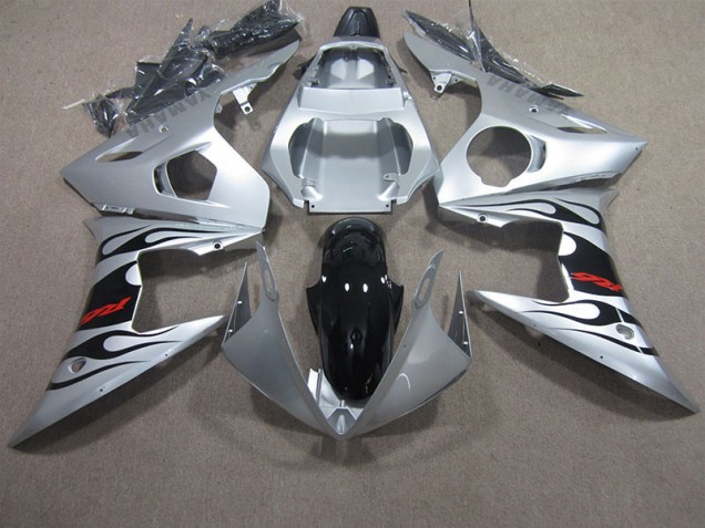Affordable 2003-2005 Silver Black Red Decal Yamaha YZF R6 Motorbike Fairing Affordable 2003-2005 Silver Black Red Decal Yamaha YZF R6 Motorbike Fairing