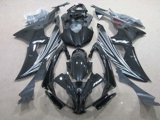 Affordable 2006-2007 Black Yamaha YZF R6 Motorcycle Fairings Affordable 2006-2007 Black Yamaha YZF R6 Motorcycle Fairings